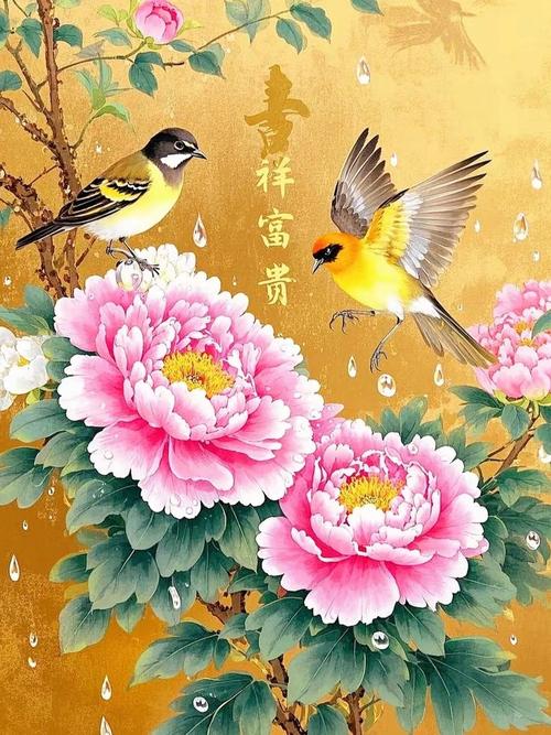 牡丹图吉祥寓意_富贵满堂牡丹是何意_牡丹雕刻图案寓意