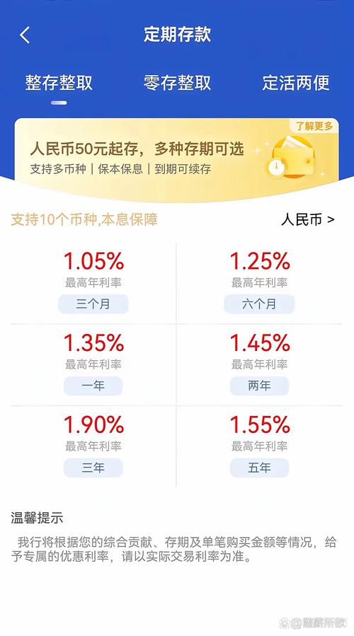 中国人民银行利率表2025_春节理财_四大银行存款利率