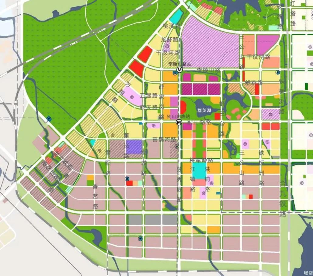 路网规划图。肥西县委宣传部供图
