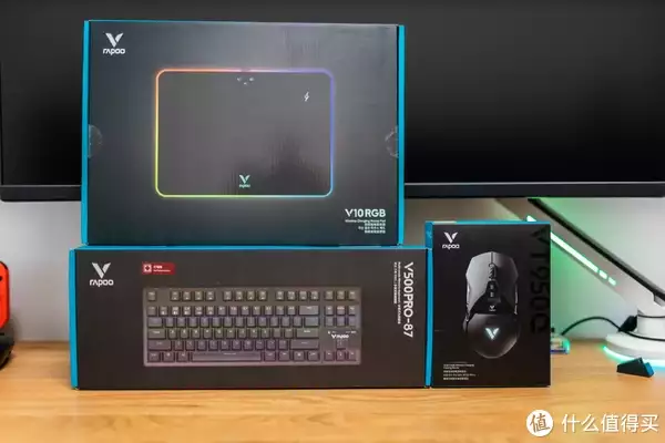 雷柏V500茶轴：87键无线键盘，红轴手感体验